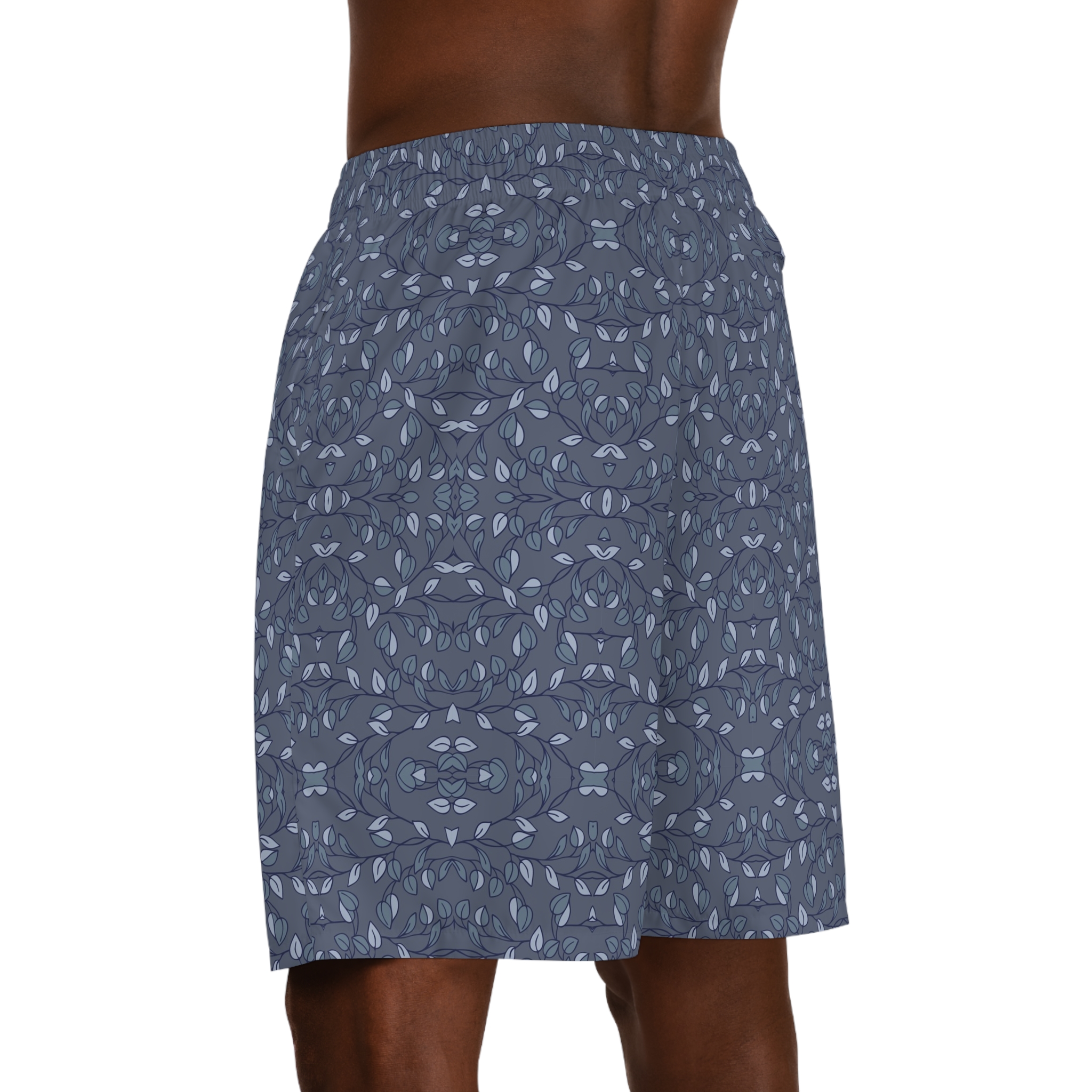Men’s Abstract Pattern Jogger Shorts, Casual Summer Wear, Active Lifestyle Shorts, Beach Vacation Shorts, Gift for Him - Image 6