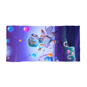 Astronaut Kid Beach Towel