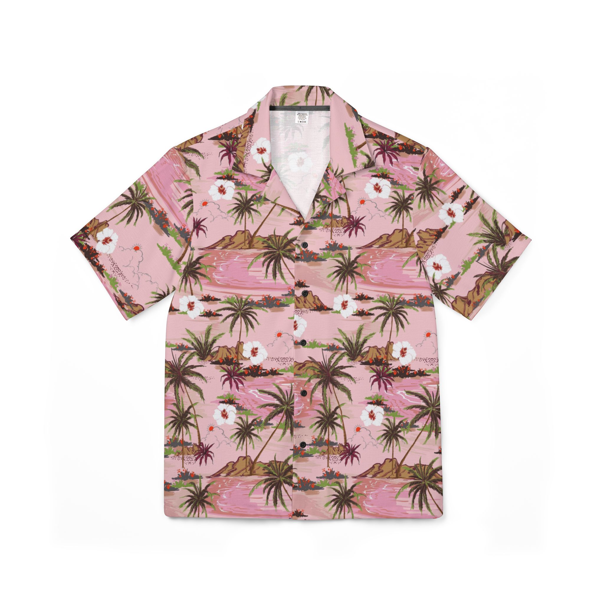 Men's Tropical Paradise Camp Shirt - Perfect for Vacation, Beach Day, Summer Parties, Luau, or Casual Wear - Image 5