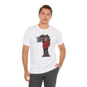 Retro Boombox Bear T-Shirt