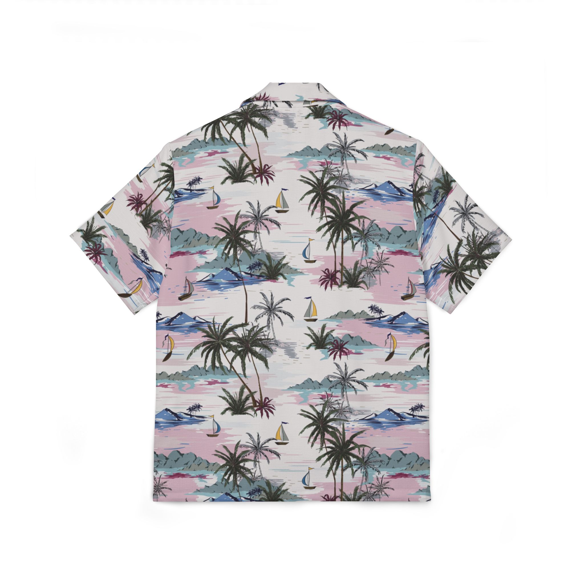 Tropical Camp Shirt, Relaxed Summer Shirt, Beachy Vibes for Men, Vacation Outfit, Casual Wear, Ideal for Parties - Image 6