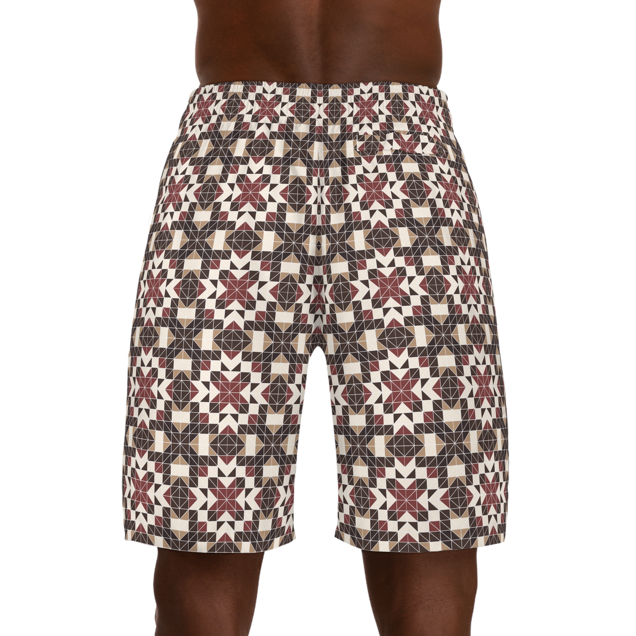 Stylish Men's Jogger Shorts, Floral Pattern, Casual Wear, Summer Shorts, Street Style, Gift for Him - Image 4