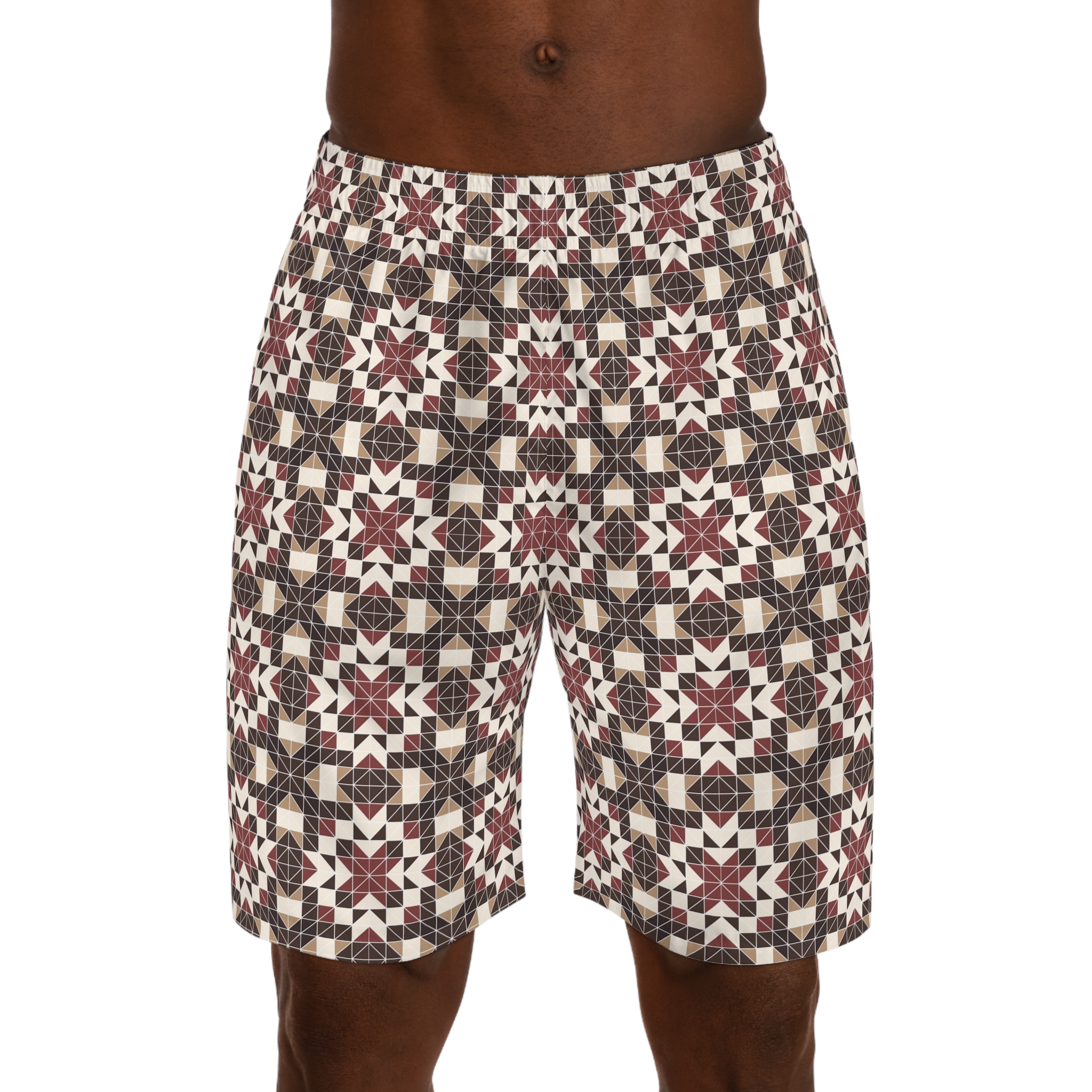 Stylish Men's Jogger Shorts, Floral Pattern, Casual Wear, Summer Shorts, Street Style, Gift for Him - Image 3