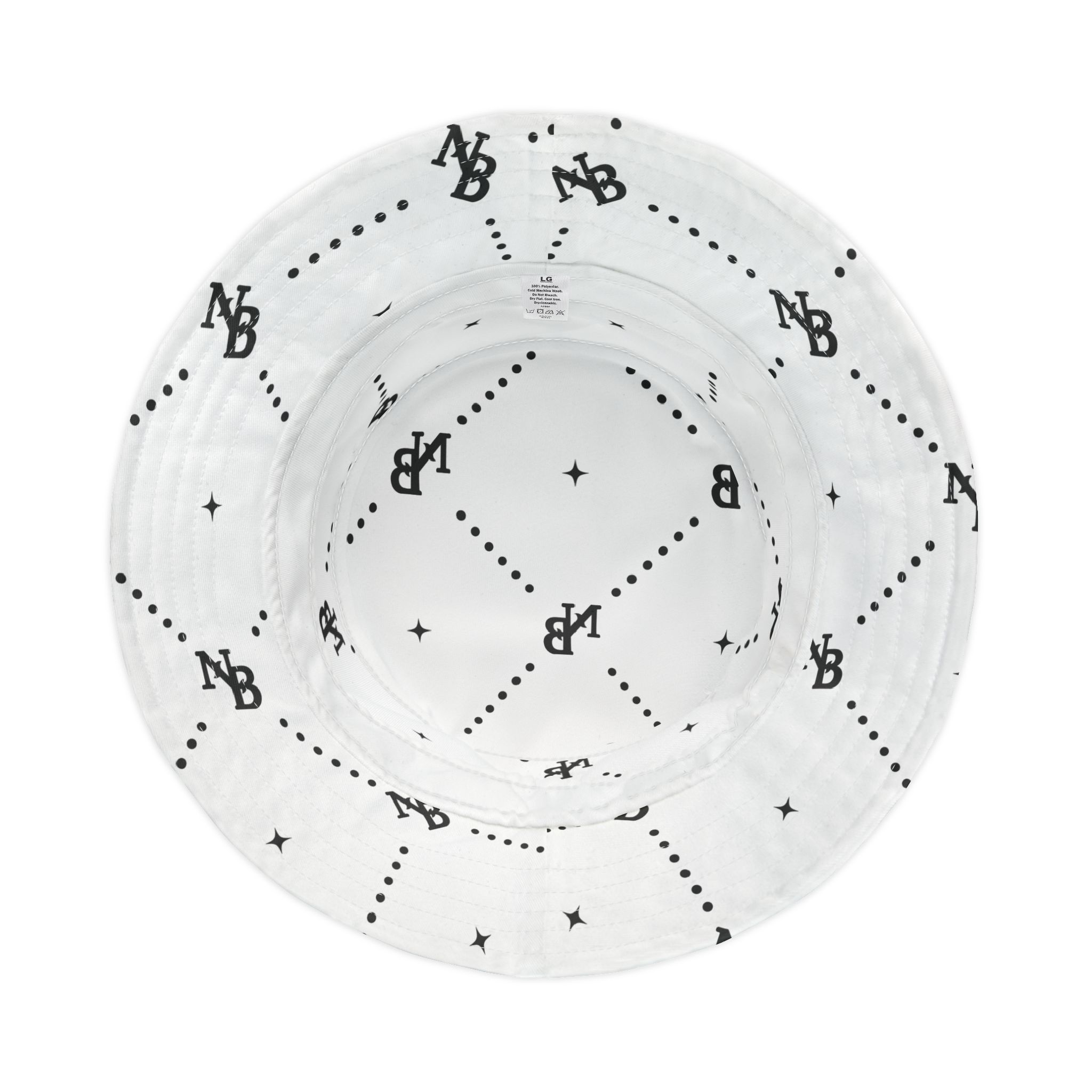 Stylish Black NB Signature Bucket Hat - Image 6