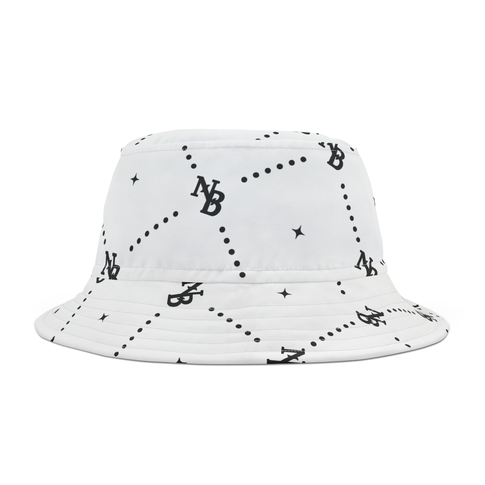 Stylish Black NB Signature Bucket Hat - Image 4