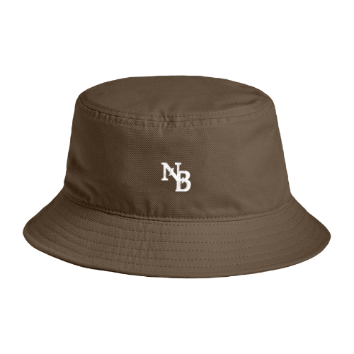 White NB Signature Bucket Hat - Image 4