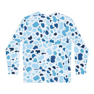 Cool Watercolor Pattern Men's Long Sleeve Shirt, Casual Top, Gift for Him, Stylish Shirt, Everyday Wear, Summer Shirt