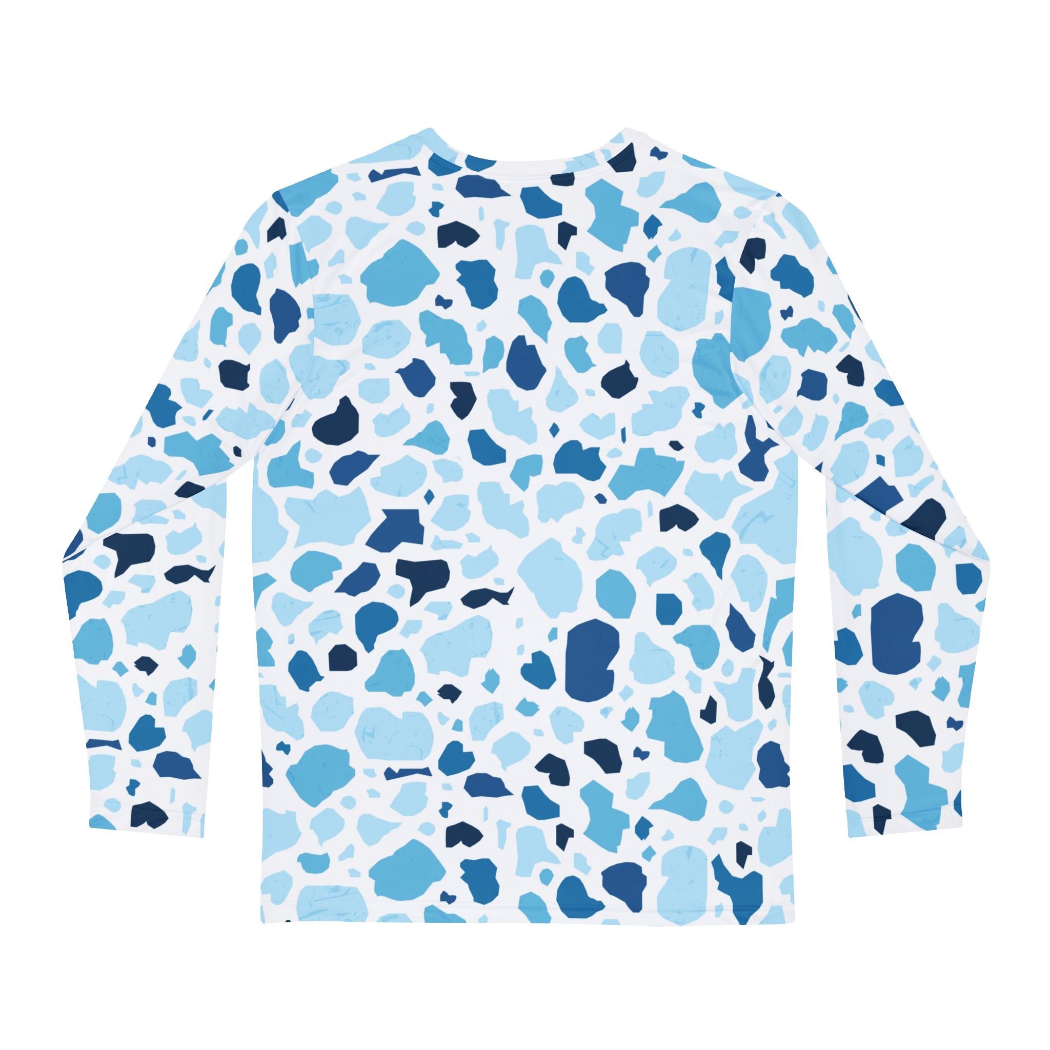 Cool Watercolor Pattern Men's Long Sleeve Shirt, Casual Top, Gift for Him, Stylish Shirt, Everyday Wear, Summer Shirt