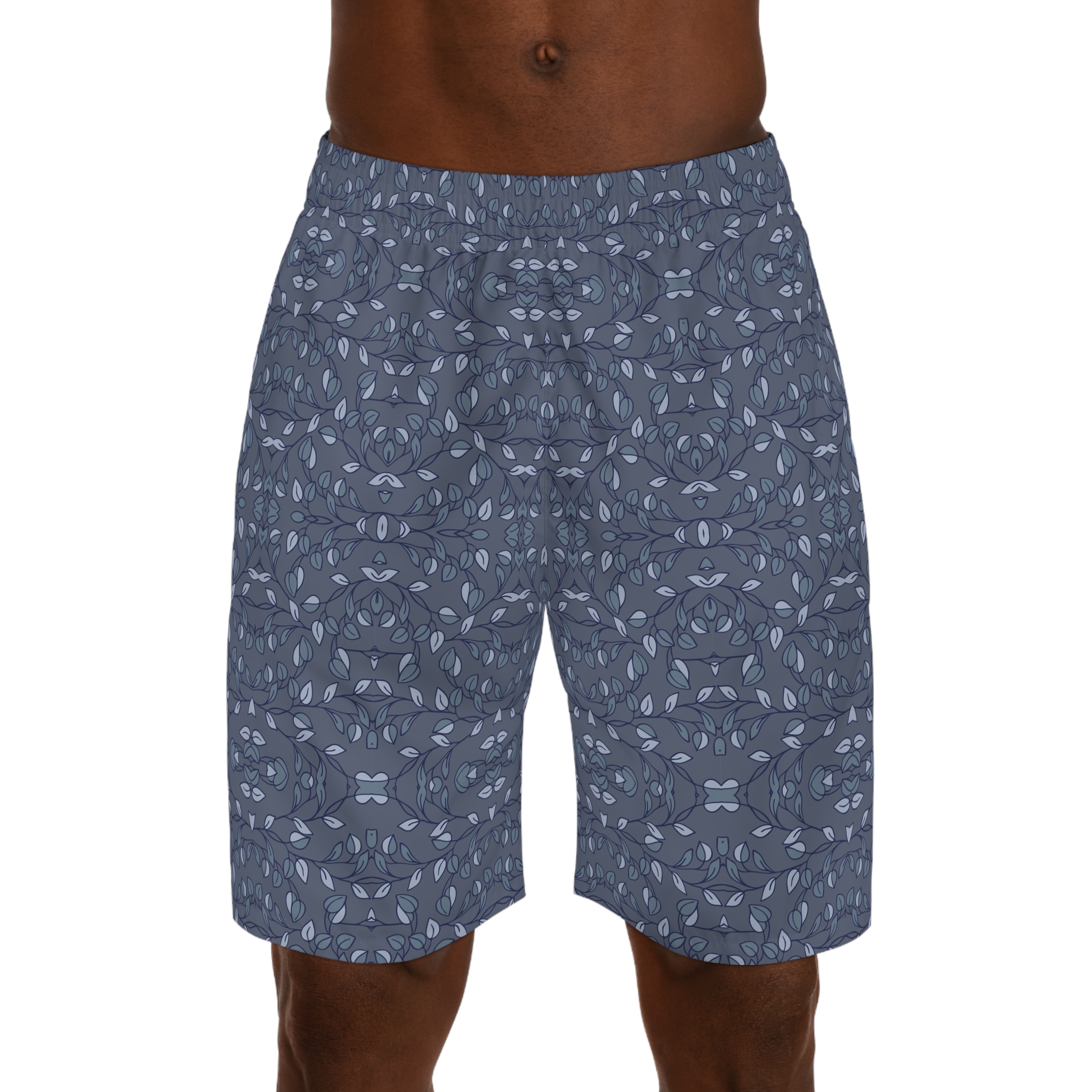 Men’s Abstract Pattern Jogger Shorts, Casual Summer Wear, Active Lifestyle Shorts, Beach Vacation Shorts, Gift for Him - Image 3