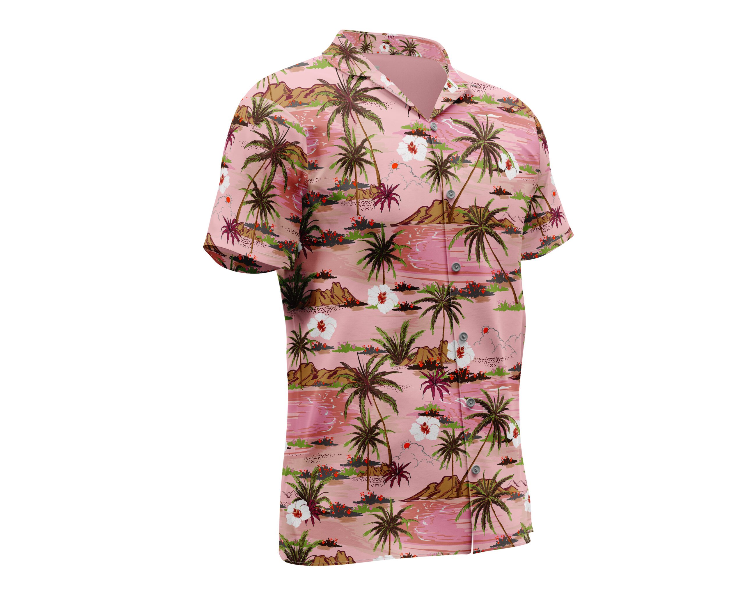 Men's Tropical Paradise Camp Shirt - Perfect for Vacation, Beach Day, Summer Parties, Luau, or Casual Wear - Image 4