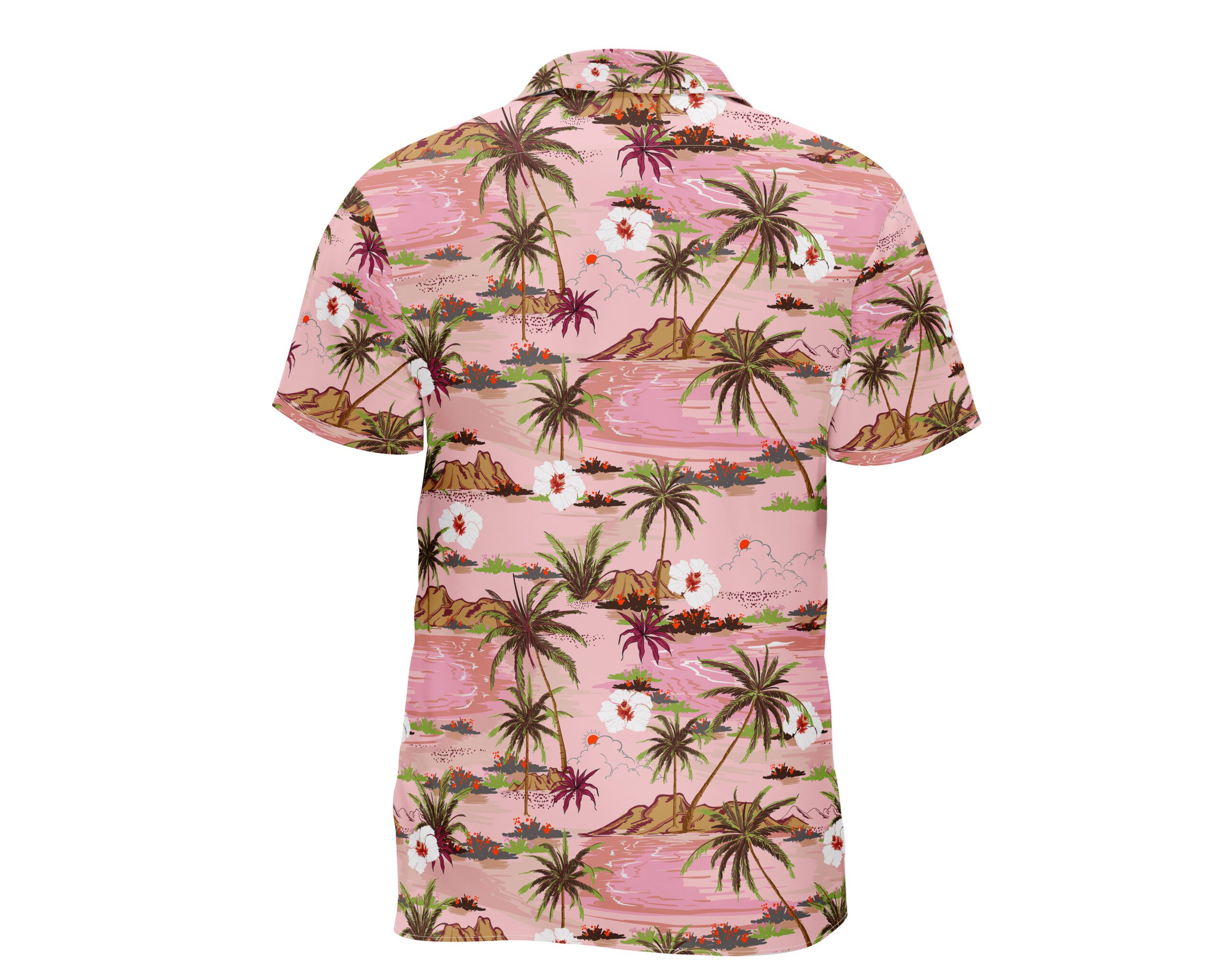 Men's Tropical Paradise Camp Shirt - Perfect for Vacation, Beach Day, Summer Parties, Luau, or Casual Wear - Image 3