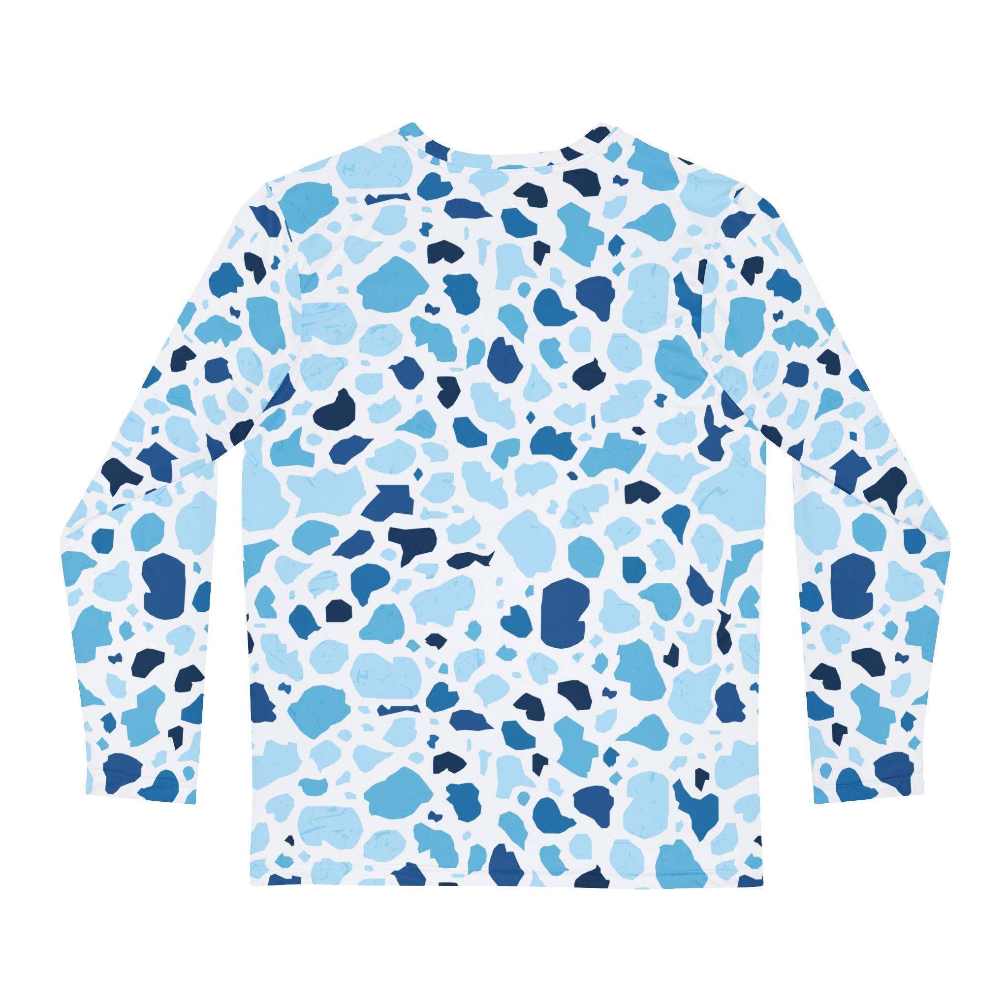 Cool Watercolor Pattern Men's Long Sleeve Shirt, Casual Top, Gift for Him, Stylish Shirt, Everyday Wear, Summer Shirt - Image 2